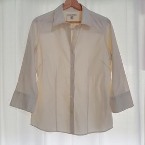 Banana Republic pale lemon ladies shirt